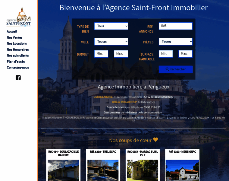 Saint-front-immobilier.fr thumbnail