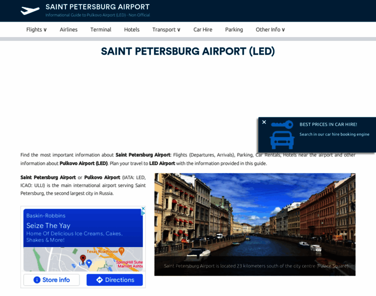 Saint-petersburg-airport.com thumbnail
