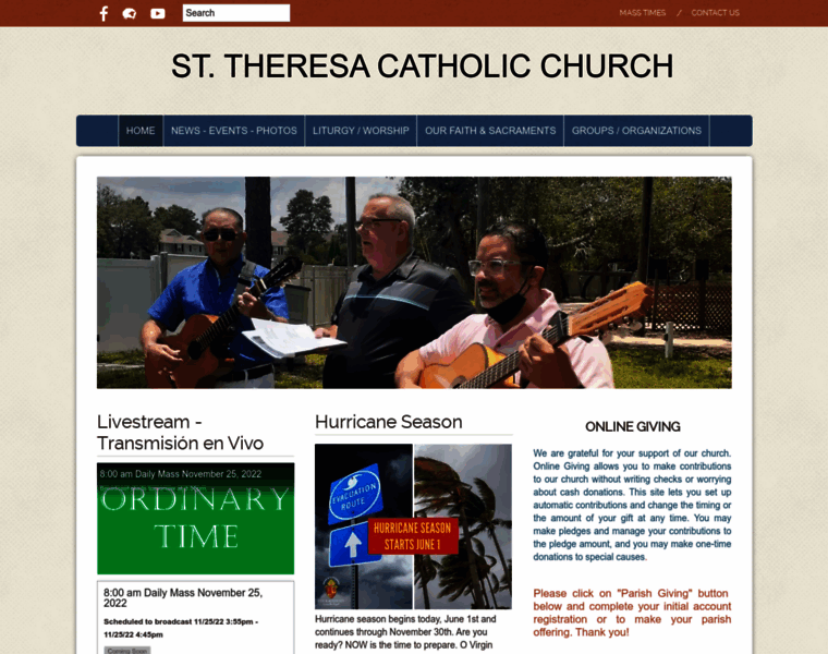 Saint-theresa.org thumbnail