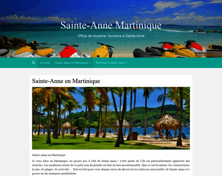 Sainteanne-martinique.fr thumbnail