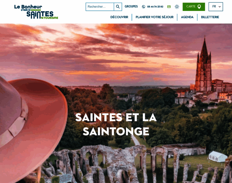 Saintes-tourisme.fr thumbnail