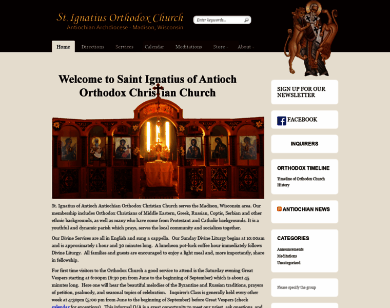 Saintignatiuschurch.org thumbnail