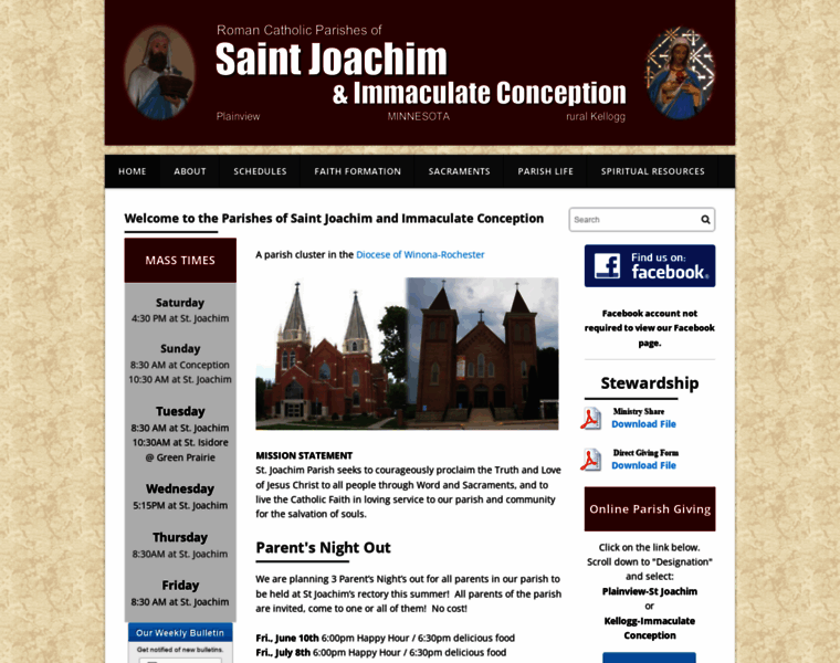 Saintjoachimchurch.org thumbnail