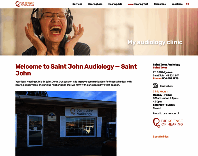 Saintjohnaudiology.ca thumbnail