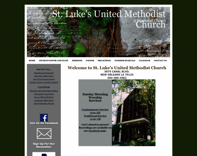 Saintlukes-umc.net thumbnail