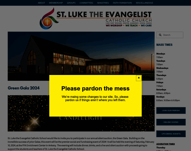 Saintluketheevangelist.org thumbnail