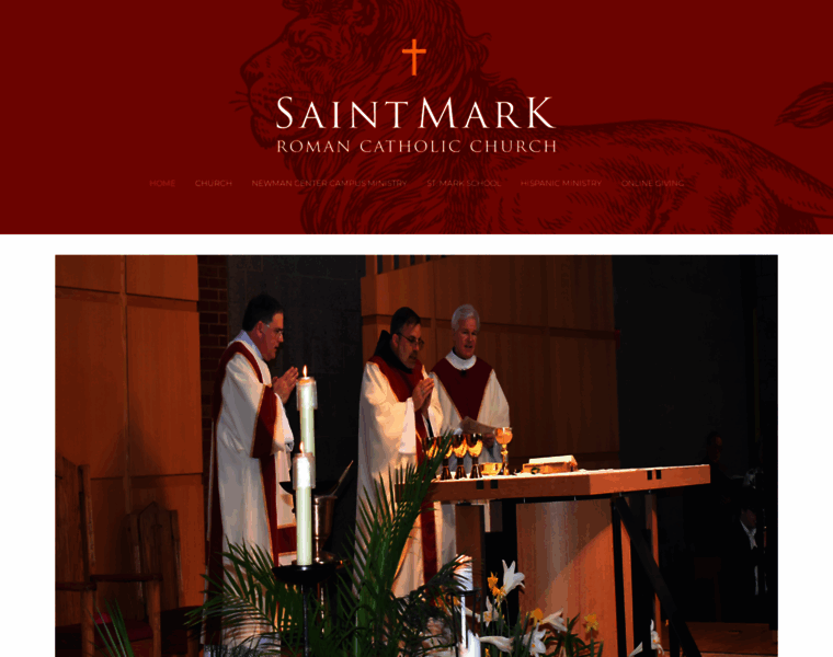 Saintmarkcatholicchurch.net thumbnail