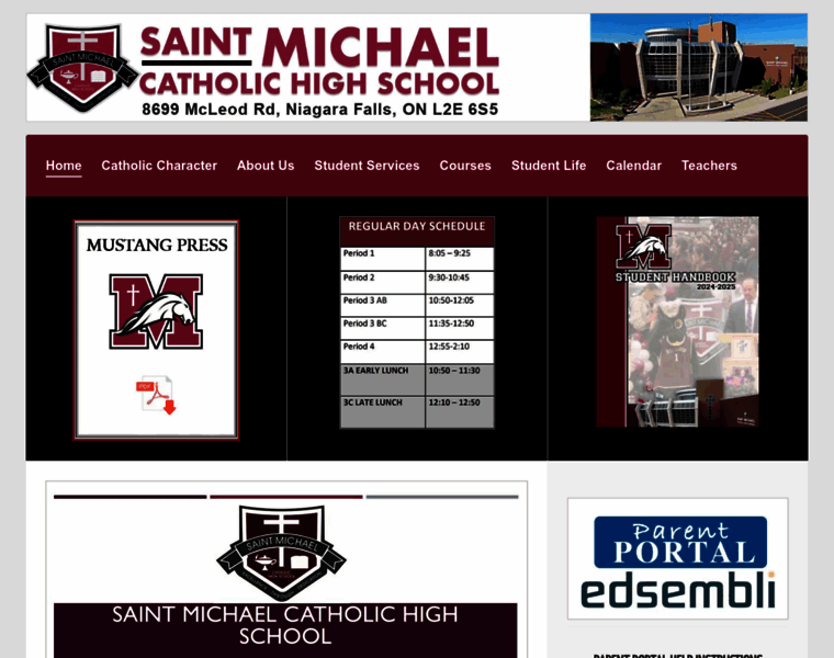 Saintmichaelmustangs.com thumbnail