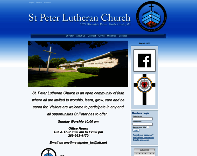 Saintpeterbc.org thumbnail