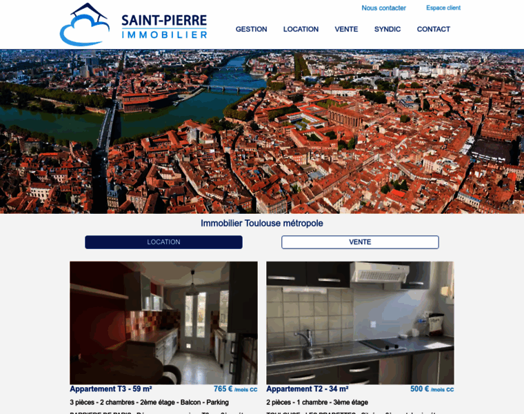 Saintpierre-immobilier.com thumbnail