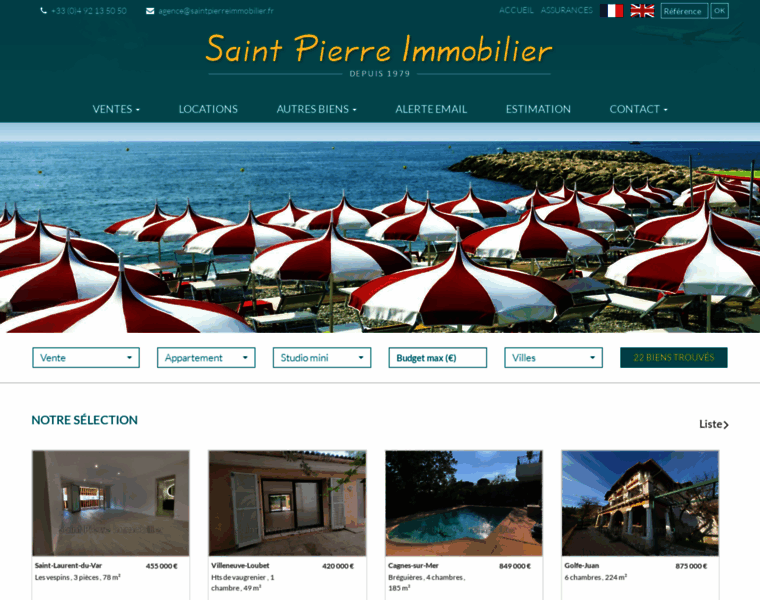 Saintpierreimmobilier.fr thumbnail
