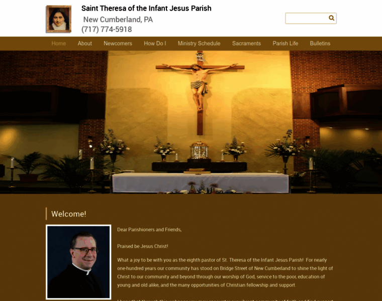 Sainttheresaparish.org thumbnail