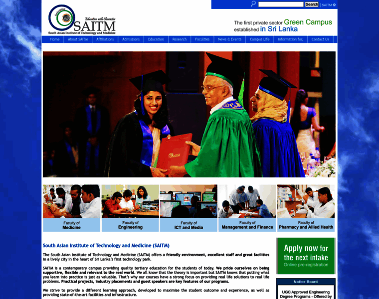 Saitm.edu.lk thumbnail