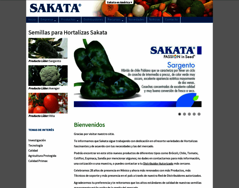 Sakata.com.mx thumbnail