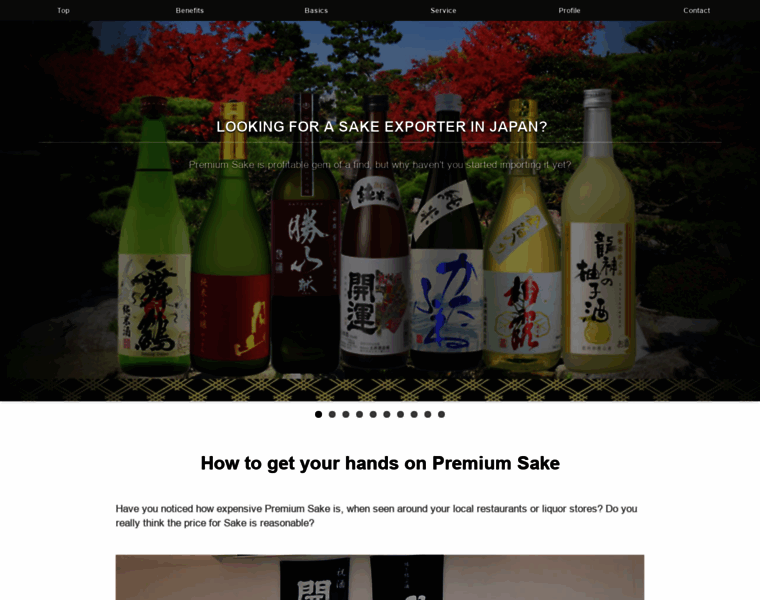 Sake-exporter.com thumbnail