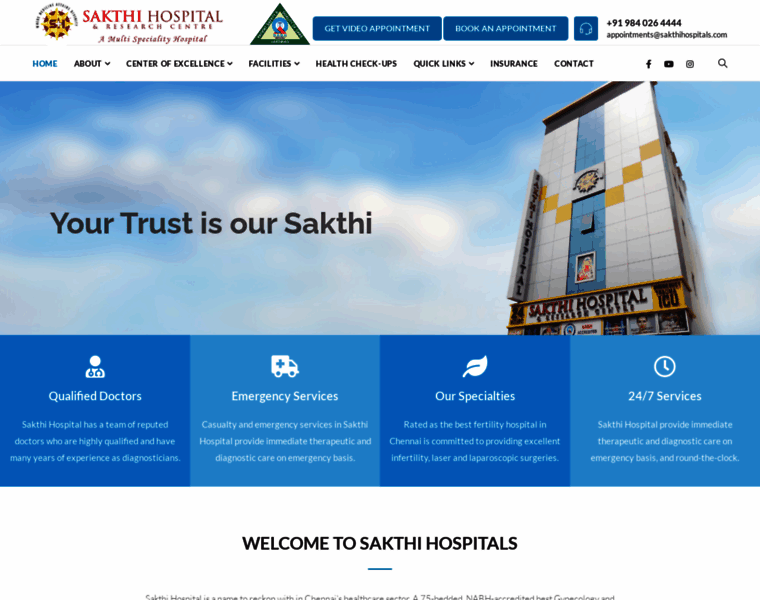 Sakthihospitals.com thumbnail