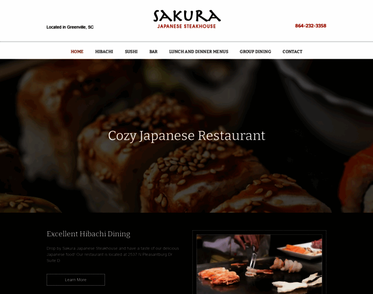 Sakurarestaurantsc.com thumbnail