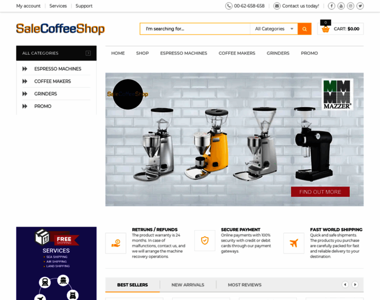 Sale-coffeeshop.com thumbnail
