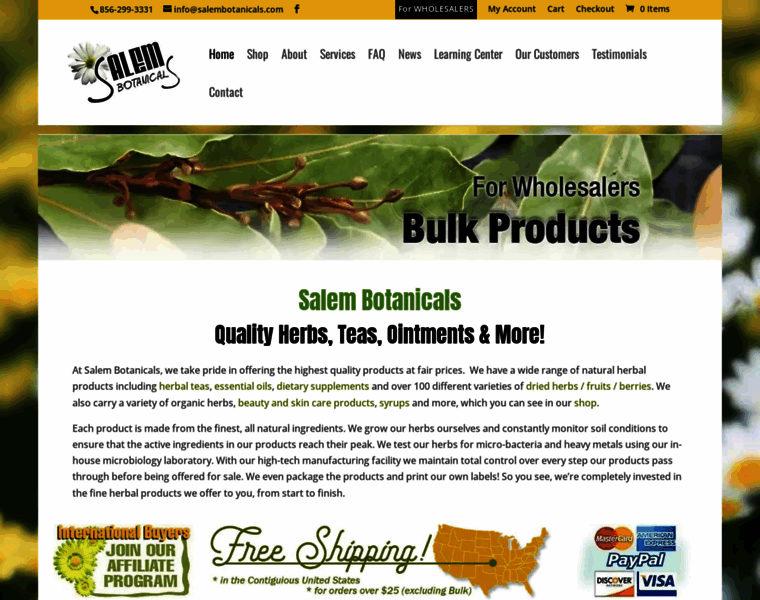 Salembotanicals.com thumbnail