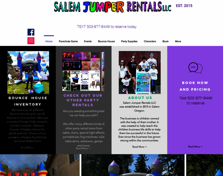 Salemjumperrentals.com thumbnail
