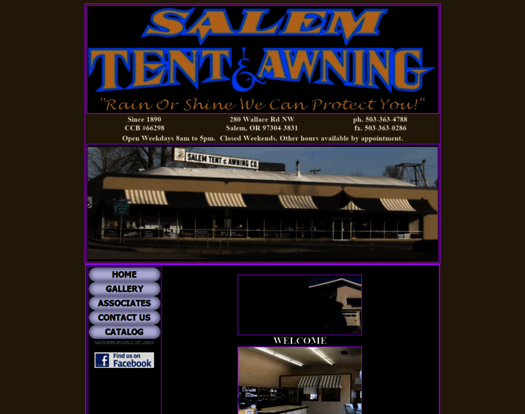 Salemtent.com thumbnail