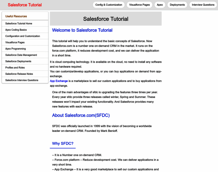 Salesforcetutorial.com thumbnail