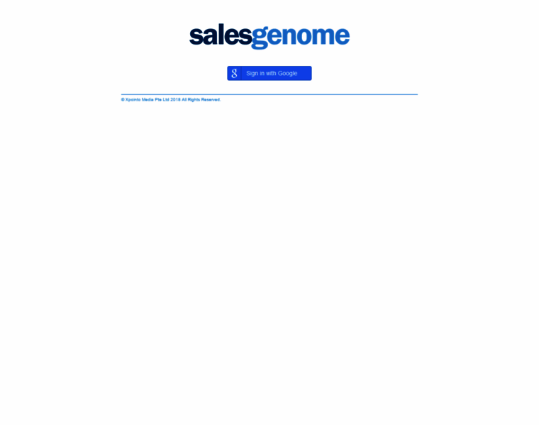 Salesgenome.cc thumbnail