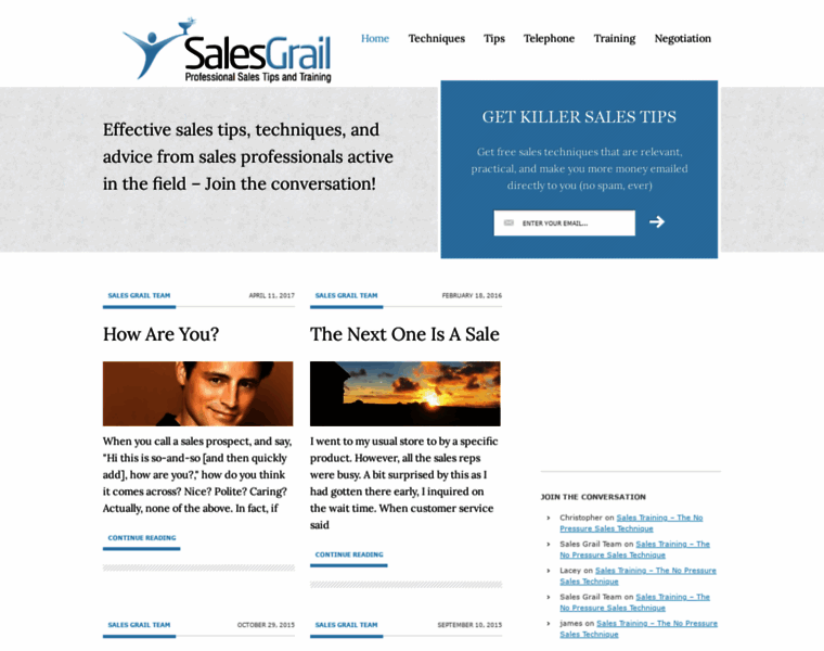 Salesgrail.com thumbnail