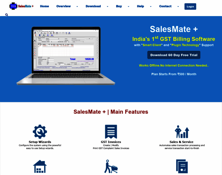 Salesmateplus.com thumbnail