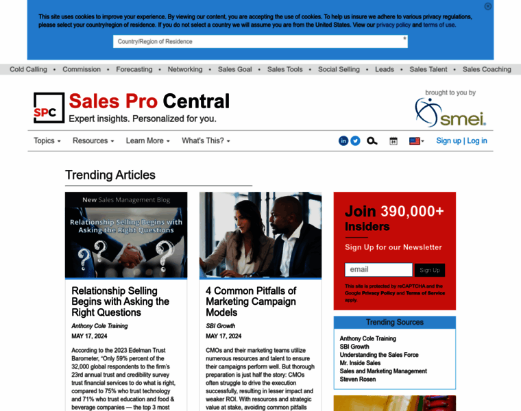 Salesprocentral.com thumbnail