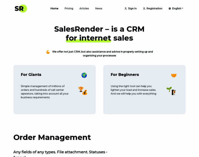 Salesrender.com thumbnail Salesrender.com thumbnail
