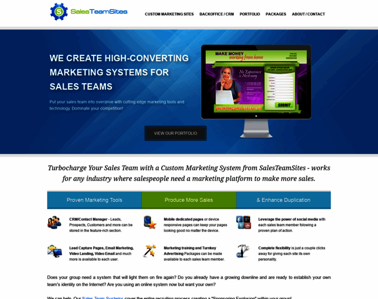 Salesteamsites.com thumbnail