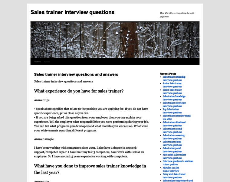 Salestrainerinterviewquestions.wordpress.com thumbnail