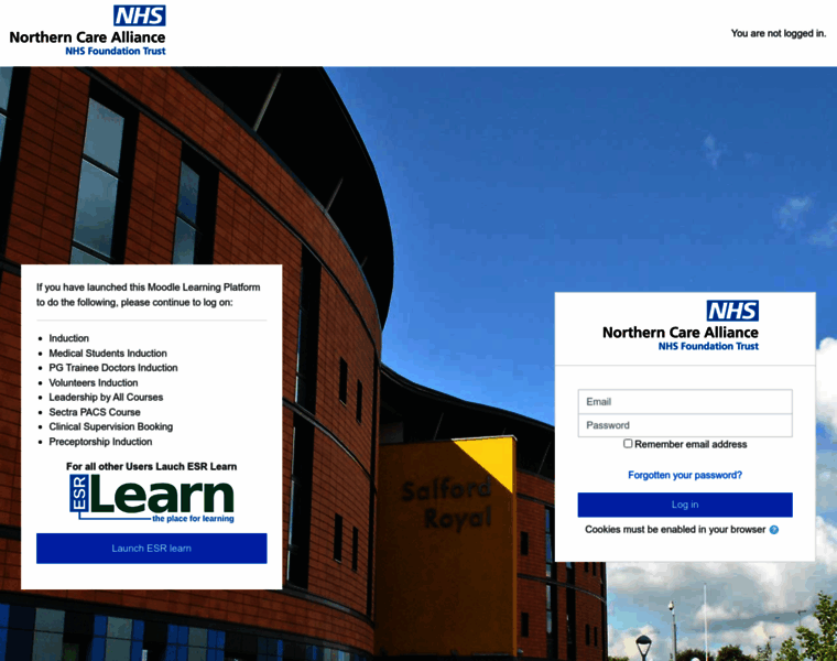 Salfordlearning.nhs.uk thumbnail
