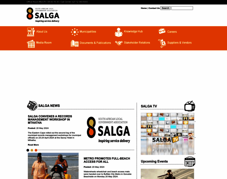 Salga.org.za thumbnail