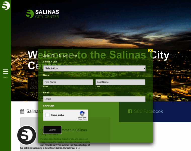 Salinascitycenter.com thumbnail