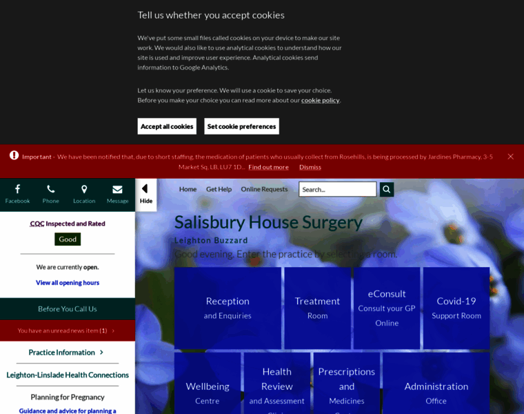 Salisburyhousesurgery.co.uk thumbnail