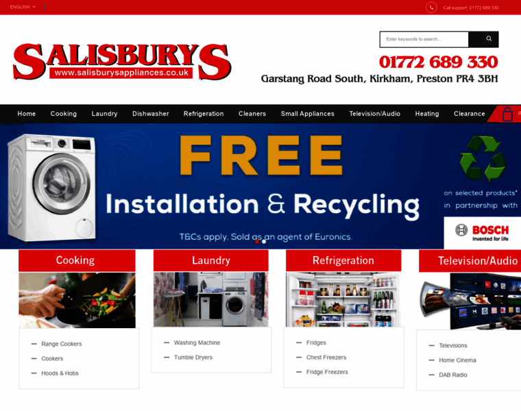 Salisburysappliances.co.uk thumbnail