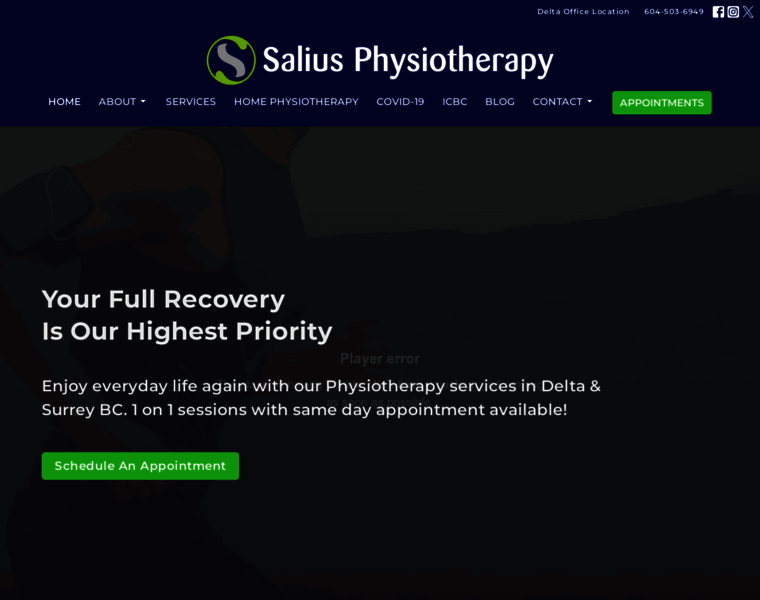 Saliusphysiotherapy.com thumbnail