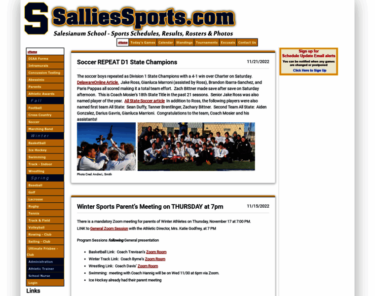 Salliessports.com thumbnail