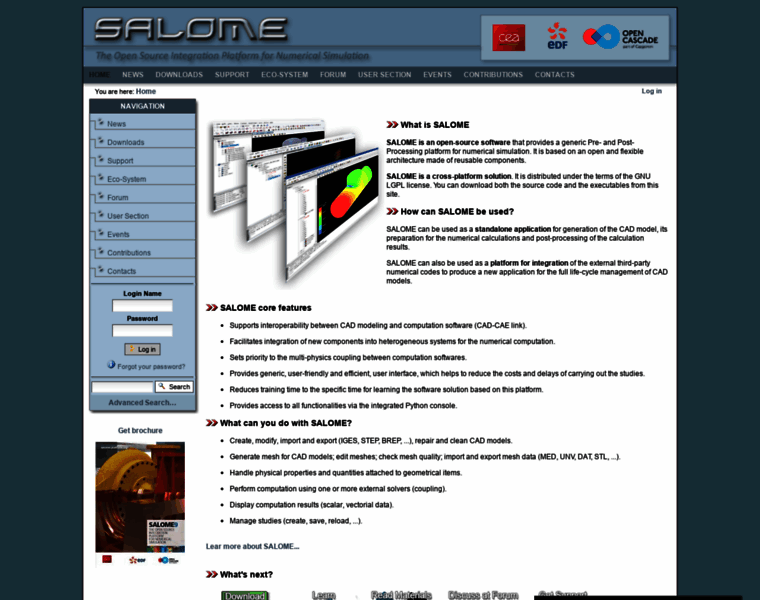 Salome-platform.net thumbnail
