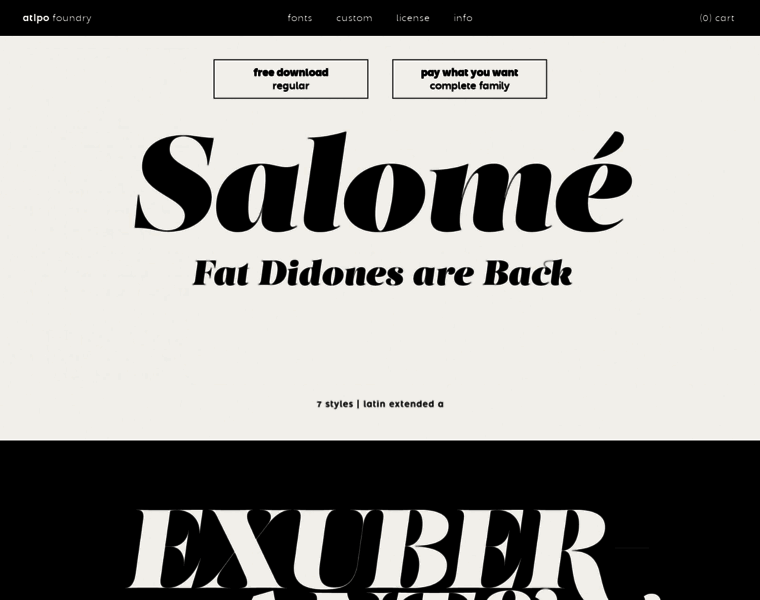 Salomefont.com thumbnail
