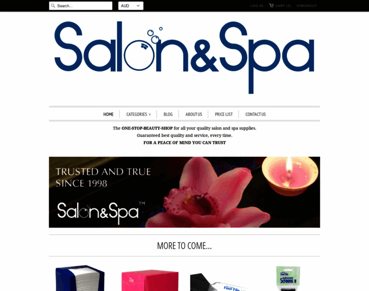 Salonandspa.com.au thumbnail