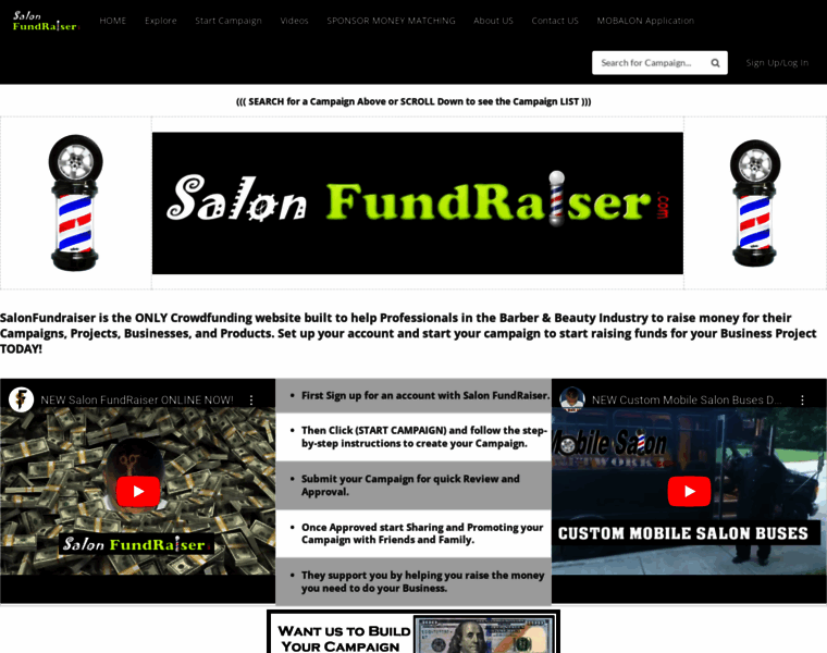 Salonfundraiser.com thumbnail