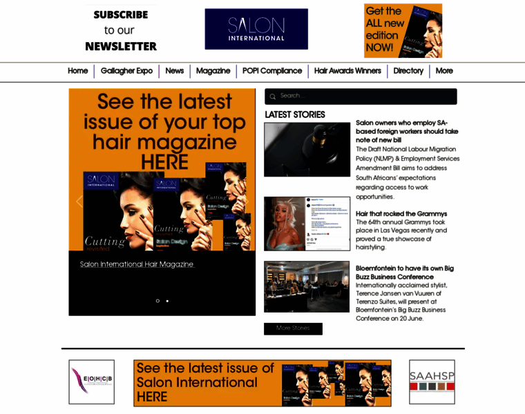 Saloninternational.co.za thumbnail