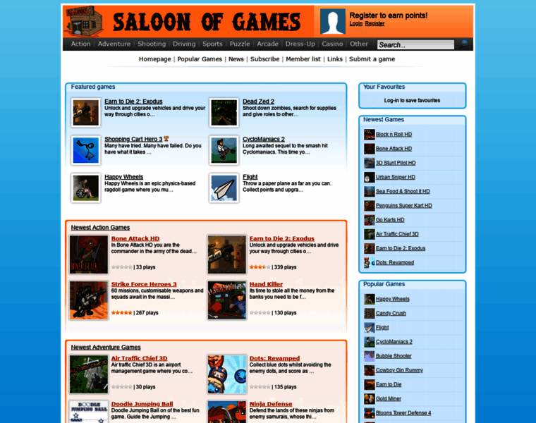 Saloonofgames.com thumbnail