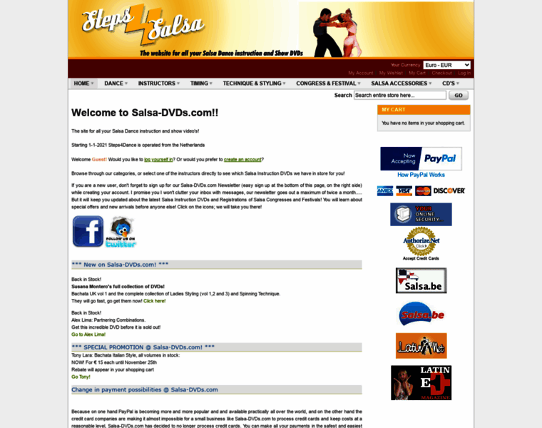 Salsa-dvds.com thumbnail