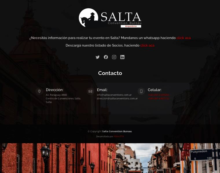 Saltaconventions.com.ar thumbnail