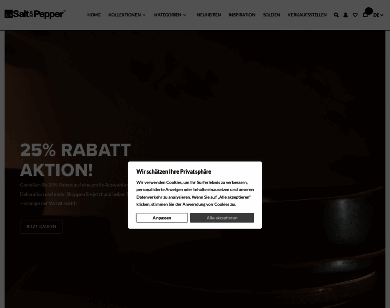 Saltandpeppershop.de thumbnail
