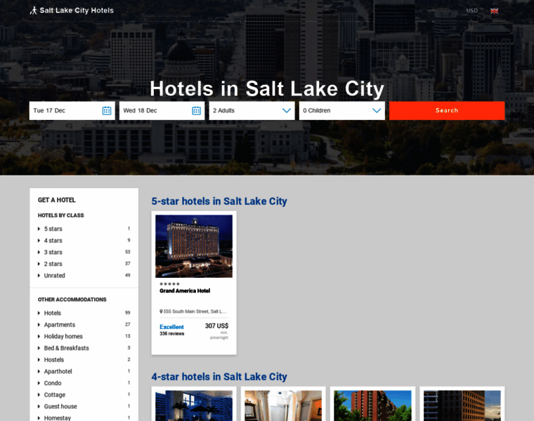 Saltlake-city-hotels.com thumbnail